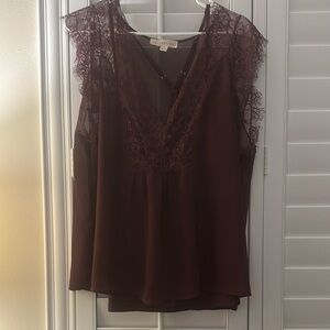 Vici Love stich lace top